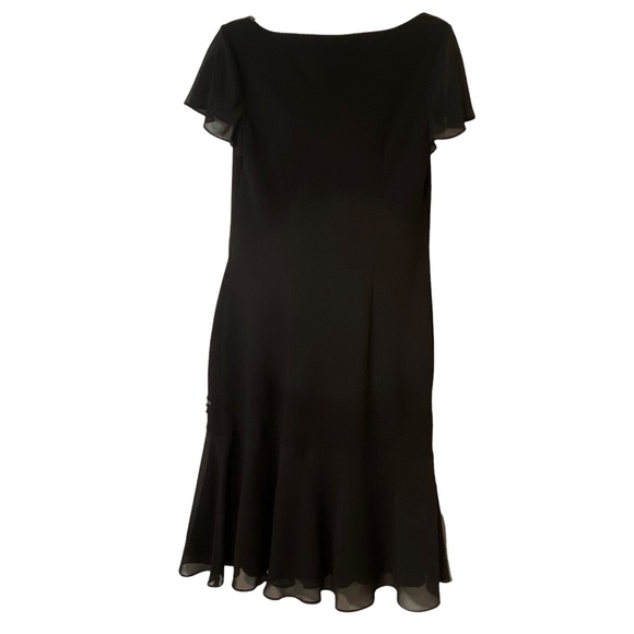 Dress Barn Embellished Little Black Dress Size 10 - Picture 2 of 8